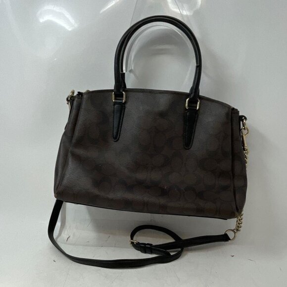 COACH SAGE CARRYALL IN SIGNATURE CANVAS 2 way Crossbody - Picture 3 of 16